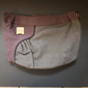 Miche Aubrey Faux Leather Demi Shell Burgundy & Charcoal Lined